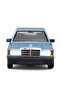 Bburago 1:24 Scale Mercedes-Benz 190 E 2.6 Blue Diecast Metal Model Toy Car - 5