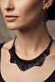 Zircon Stone Evening Dress Necklace Earring Set