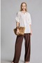 100% Cotton Regular Fit Long Sleeve Shirt - Off-White - 3