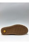 Genuine Leather Nubuck Laceless Khaki Color Daily Comfortable Sandal Model Flexible Summer Men's Shoes - 4