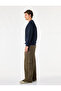 Crew Neck Long Sleeve Ribbed Basic Sweatshirt - 3