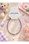 💜   Girl's Anklet / Lilac Beaded Evil Eye Beaded Girl's Anklet 🦄 - 2