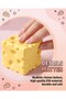 Vaseline Cheese Squishy, 5CM Cheese Squishy, Yellow Rebounding Cheesess, Soft Novelty Toy, Relief Sensory Toys for Adults - 6
