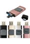 محرك أقراص فلاش USB بسعة 64 جيجابايت، USB 3.0، ذاكرة تخزين محمولة، تصميم تخزين ثنائي الواجهة لنظام iOS