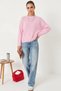 Women's Knitwear Pink Sweater - 5