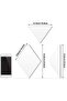 Mirror wall sticker gold 100x100cm 3D diamond. - 4