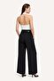 High Waist Double Belt Palazzo Pants - 5