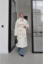 Ecru Attika Belted Long Trench Coat