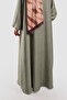 Zippered Tensel Ferace İğde Green - 6