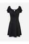 Boat Neck Midi Length Dress - 4