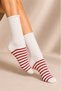Women's Cotton Elasticless Socks with Patterned Design, Multi-Colored, Pack of 4 - 3