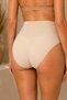 Women's High Waist Stretchy Beige Panties - 4