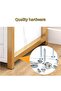 Multi-Functional Nightstand With 3 Drawer,Molden Bedside Table,Wooden Frame Storage Cabinet,Large Capacity End Table Side Table,Space-Saving Storage Stand For Bedroom Living Room(2pcs) - 6