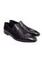 Black Color Laceless Genuine Leather Men's Shoes