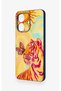 Realme Note 60 Compatible Tiger of the Sun Patterned Silicone Case - 4
