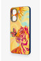 Redmi 13C Compatible Sun Tiger Patterned Silicone Case - 4