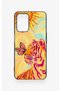Oppo A54 Compatible Tiger of the Sun Patterned Silicone Case - 2