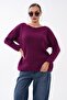 Women's Seamless Collar Knitted Loose Sweater 265022 - - 2