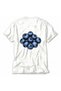 Noktacı Blueberry Print T-Shirt - White - 6