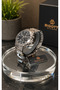 Men's Wristwatch Stylish Special Design Black Dial All Functions Active 50 Meters Water Resistant - 2