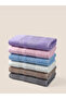Daily Premium 6-Piece Jacquard 100% Cotton Hand and Face Towel Set - 50X80 cm
