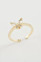 Butterfly Zircon Stone Ring