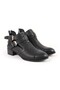 Women's Casual Shoes Genuine Leather Laser Cut Patterned Metallic Transition Thick Sole Sneaker 26Y-7085 - 3