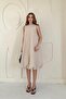 Beige Comfort Balloon Dress