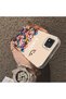 Realme C20 Compatible Silicone Edge Hard Back Case Couple Phone Case with Floral Pattern - 4