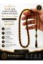 Ancestor Grandson Relic 9X12 mm Giant Size Very Old Syrian Cast-Ingot Fire Amber Prayer Beads – Certified - 4