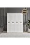 Pera 4 kapak MDF gardırop