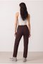 Women's High Waist Elastic Waist Lace-Up Straight-Leg Sweatpants Po-3011 - 2