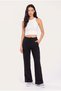 Women's High Waist Elastic Waist Lace-Up Palazzo Sweatpants - 4
