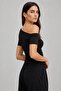 Asymmetrical Collar Draped Blouse - 4