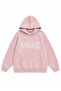 Women's Swag Stone Printed Hooded Oversize Sweatshirt