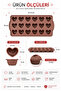 18-Piece Heart-Shaped Silicone Chocolate Mold |   Jelibon, Ice Cream, Confectionery, and Mini Dessert Mold |   Bpa Free - 2