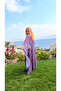 Marbling Patterned Tulle Pareo Set - 5