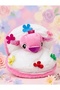 Pink Floral Plush Bouquet 40cm Large Size Furry - 2