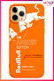 Orange the Apricot Edition Patterned Velvet Inside Silicone Case for iPhone 12 Pro Max - 3