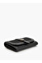 Monogram Textured Wallet with Flap Closure - 4