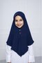 Girls Hijab for Kids – Modest Islamic Headscarf for Muslim Girls, Stylish Kids Hijab with Front Button Detail & Delicate Trim