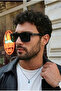 Angeles High Quality Bone Black Ultra Light Unisex Sunglasses with Uv400 Filter