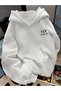 Ny Brooklyn Printed Oversized Unisex Women'S/Men's Hooded Sweatshirt