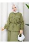 Women's Hijab Skirt and Jacket Set Double Fabric - Women's Top and Bottom Two-Piece Set - 5