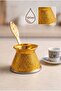 100 ml 1-2 Person Engraved Chubby Cast Steel Coffee Pot Induction Cooker Compatible - 2