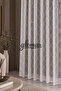 Geometric Patterned Skirt with Embroidery 1/3 Sik Pleated Tulle Curtain Suitable for Any Room Tulle Curtain with Cornice Buttons - 2
