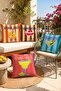 Cocktail Drinks Patterned 4-Piece Throw Pillow Cover Set - 2