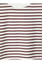 Striped Oversize Women's Sweatshirt Tunic - 7
