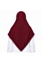 Women Hijab with Front Button Detail, Elegant Draped Muslim Headscarf, Modest Islamic Head Covering - 4