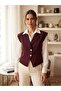 Crepe Fabric Buttoned Vest, Buttoned Vest - 2